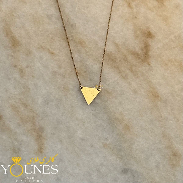 گردنبند مثلثی طلا